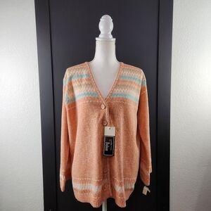 Dalton Vintage  NWT Cardigan Sweater Size 18